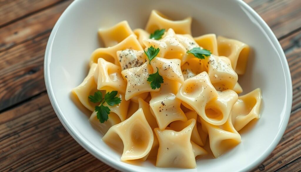 Creamy Garlic Parmesan Bow Tie Pasta recipe