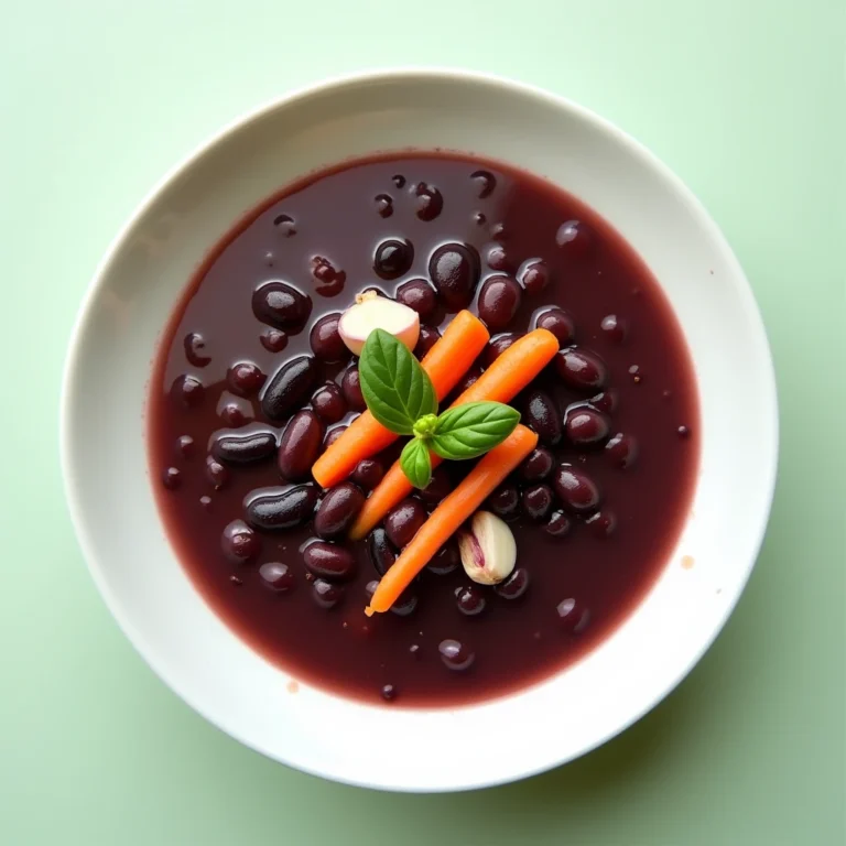 purple black bean soup recipe