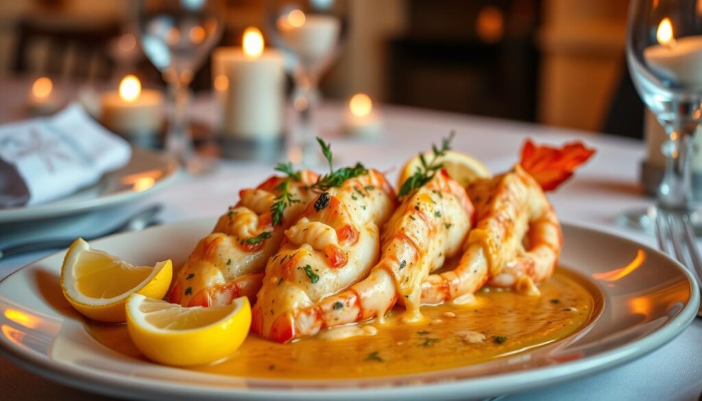 Lobster Tails in Sauce