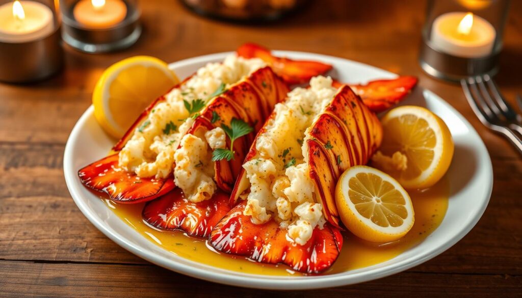 lobster tails in sauce