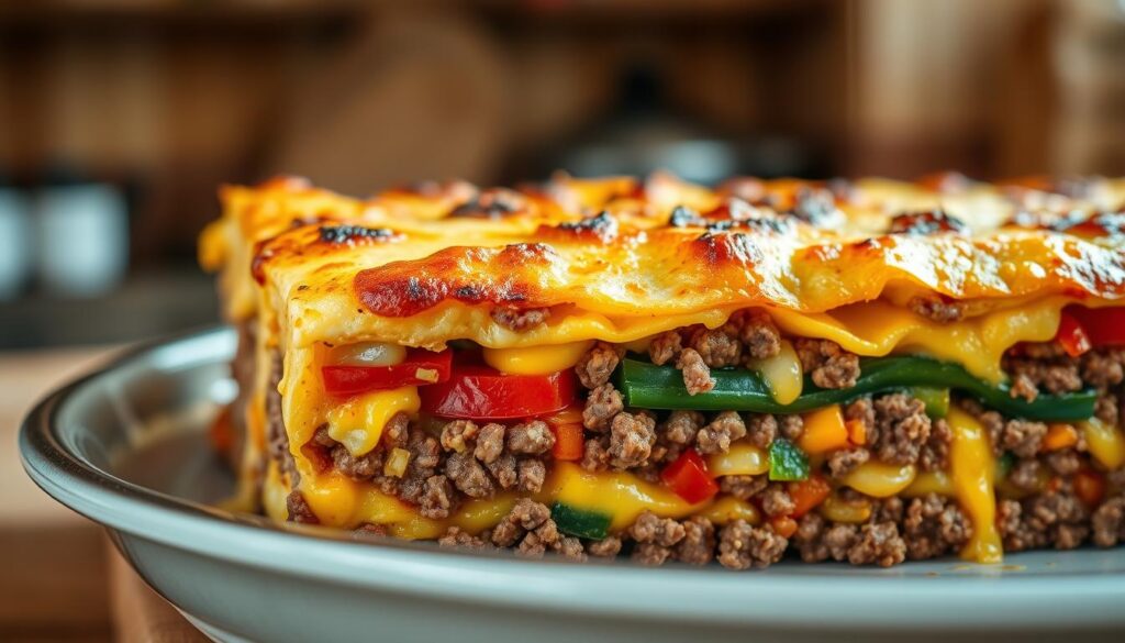 hamburger and egg casserole