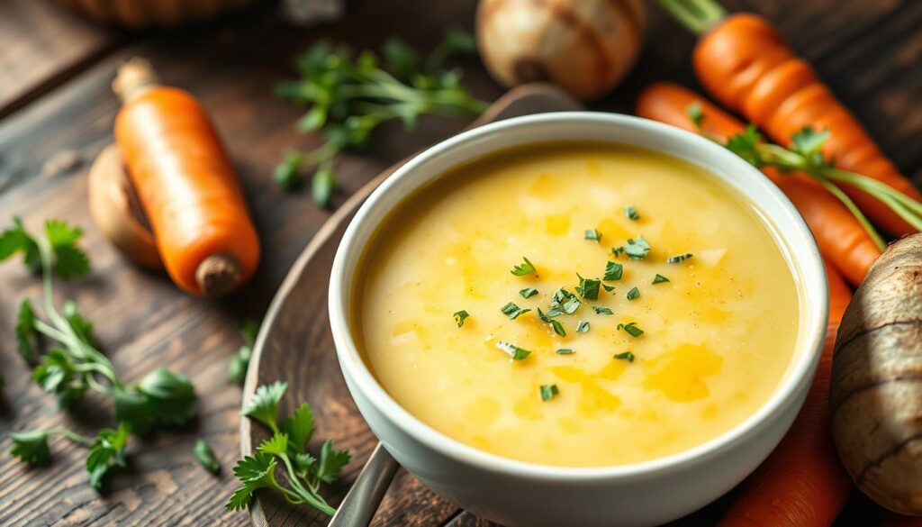 Healthy Crockpot Potato Soup 